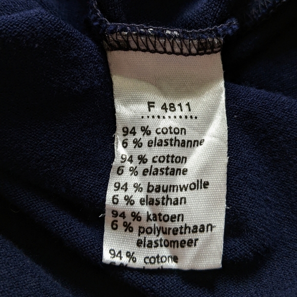 Lacoste Navy Blue Tennis Racket Embroidered Halter Neck Tank Top - Picture 7 of 11